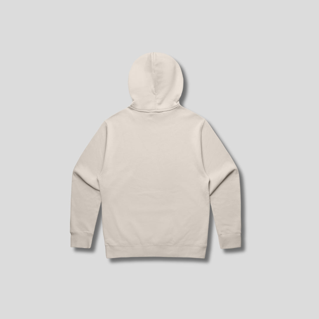 Essentials Relaxed Hoodie Bone back - The Kaizen Shop