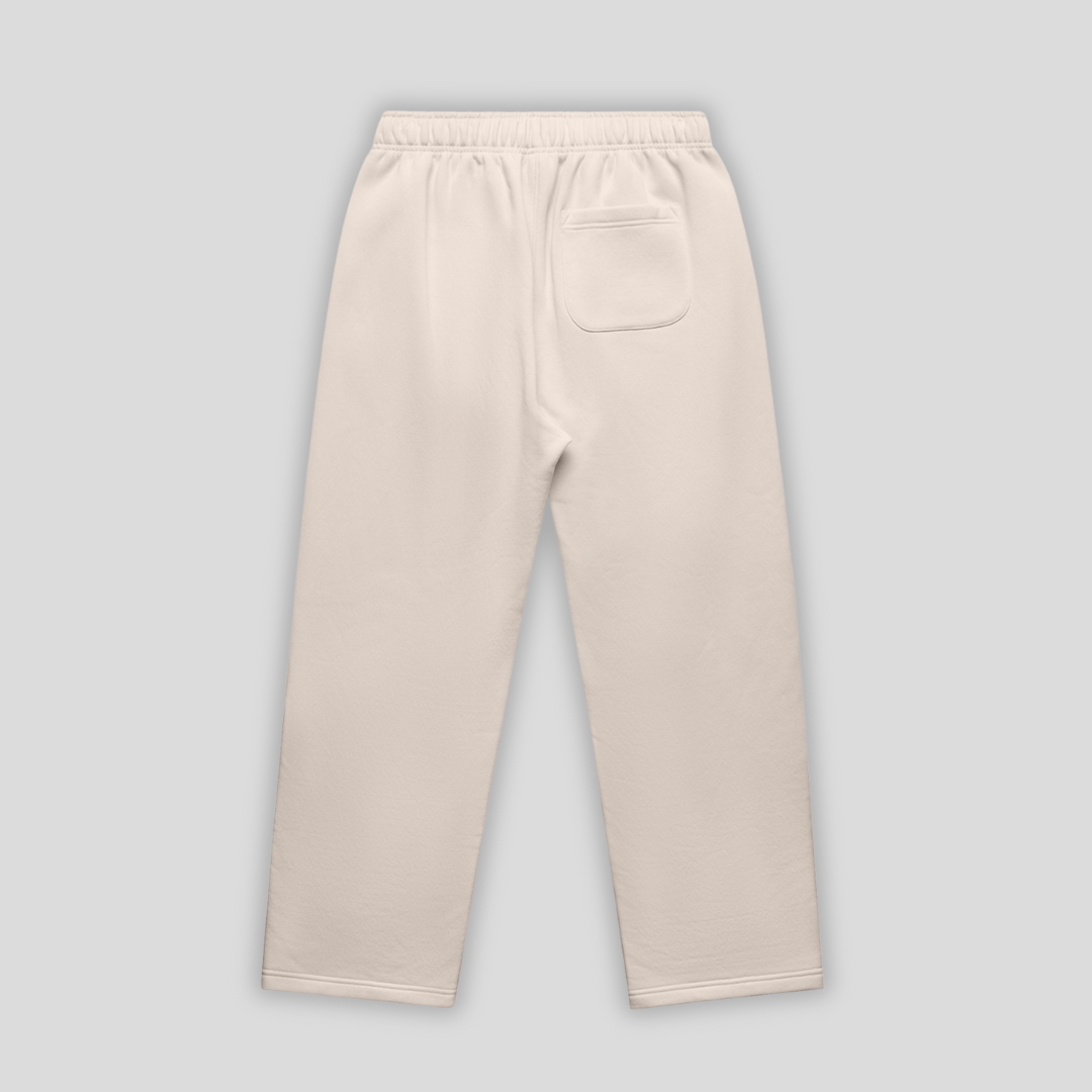 Mens Icon Straight Jogger Bone back - The Kaizen Shop