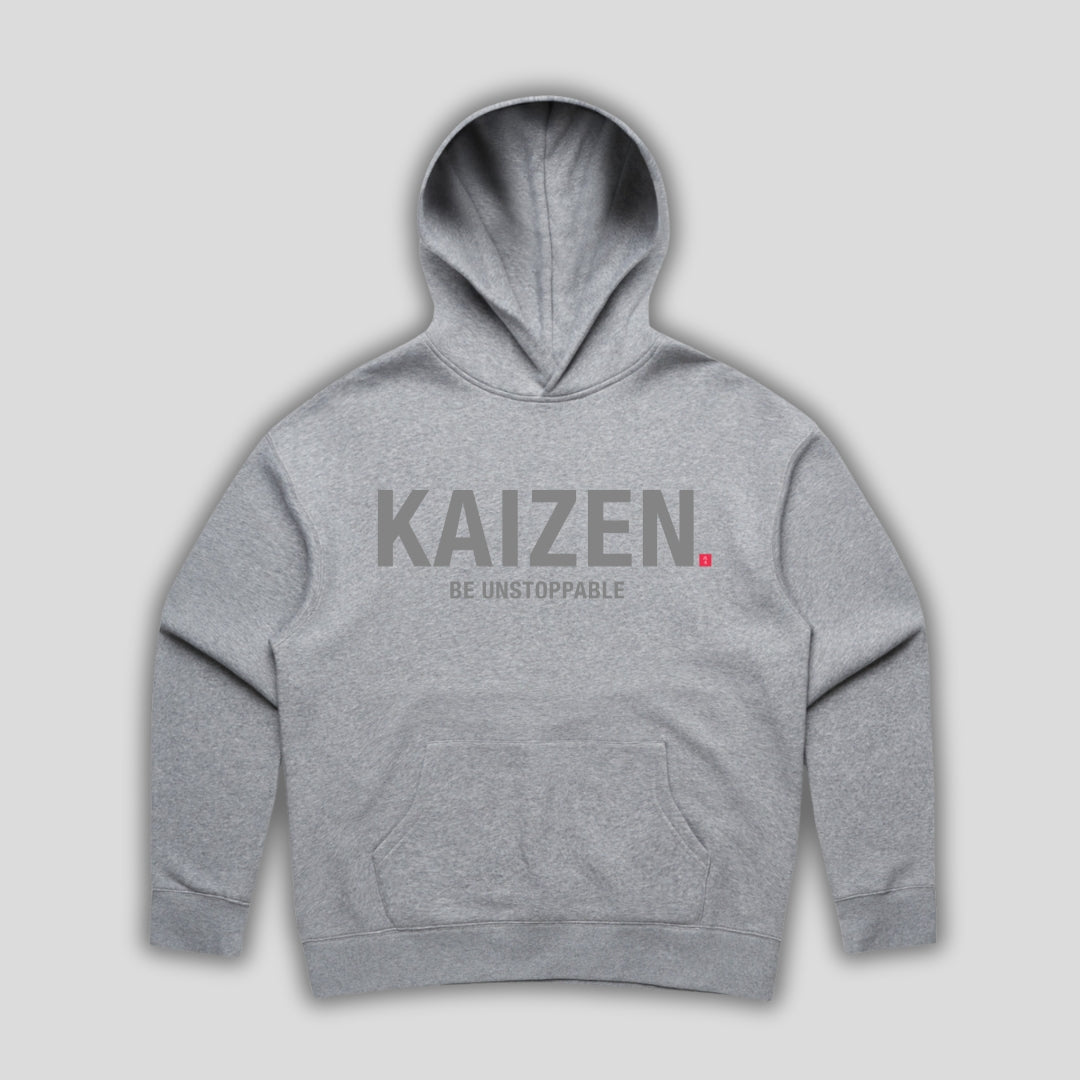 Womens Essentials Relaxed Hoodie Heather Grey front