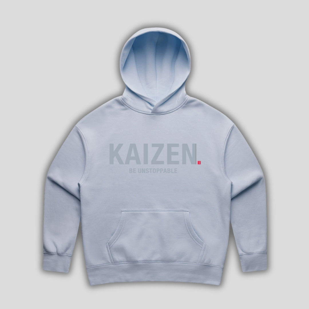 Womens Essentials Relaxed Hoodie Powder Blue front