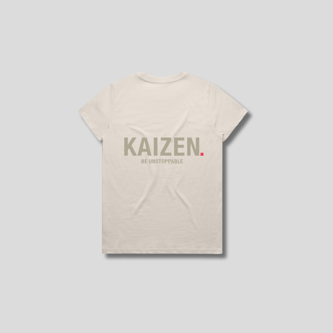 Womens Essentials Relaxed T-Shirt Bone back