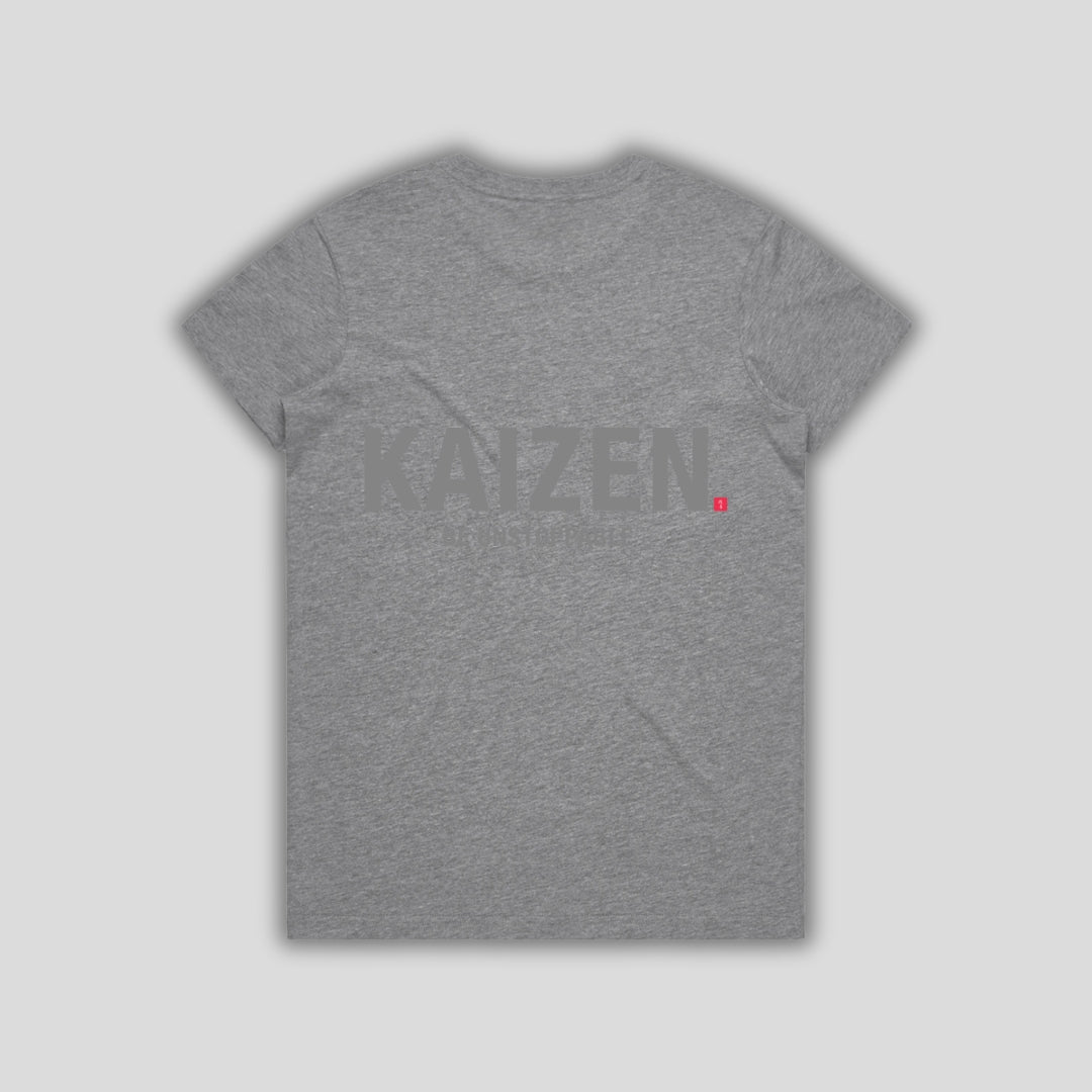 Womens Essentials Relaxed T-Shirt Heather Grey back