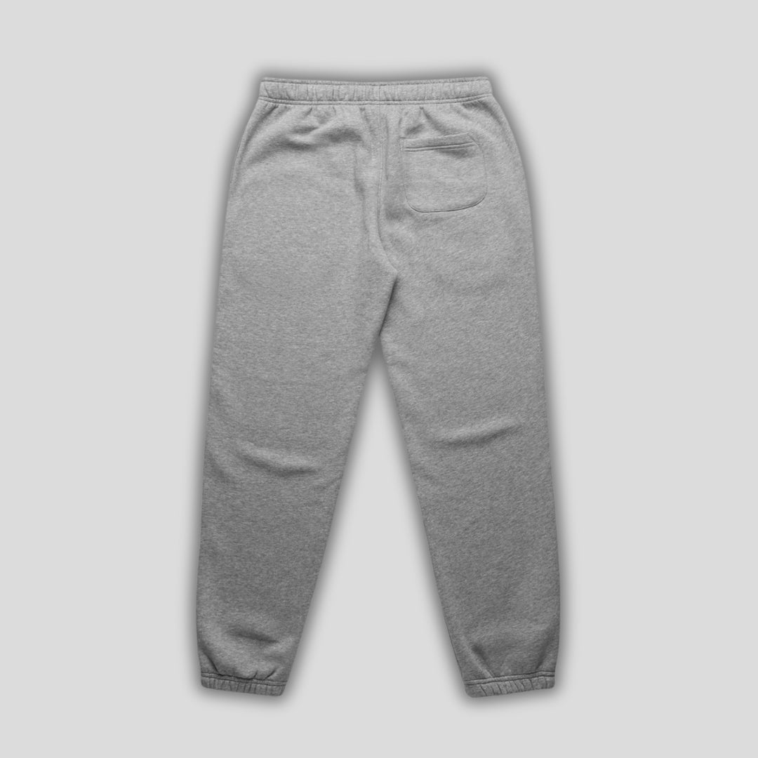 Womens Icon Cuffed Jogger Heather Grey back
