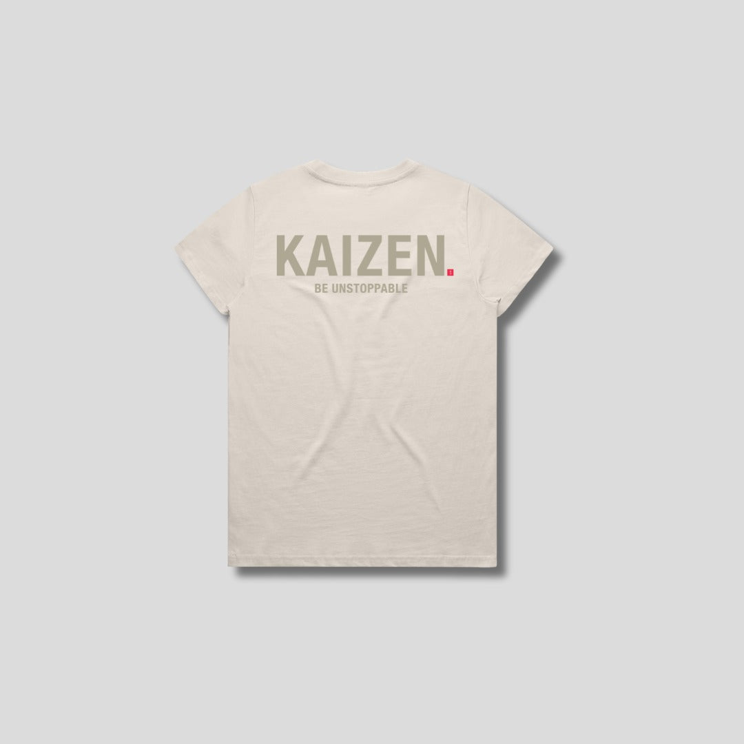 Womens Icon Relaxed T-Shirt Bone back